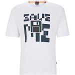Reduzierte Weiße HUGO BOSS BOSS T-Shirts für Herren Größe S 