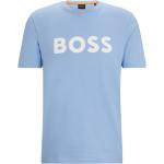 Reduzierte Blaue Print HUGO BOSS Boss Orange T-Shirts Orangen aus Jersey für Herren Größe XXL 1 Teil 