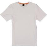 Reduzierte Beige Business Kurzärmelige HUGO BOSS Boss Orange Rundhals-Auschnitt T-Shirts Orangen aus Baumwolle für Herren Größe 3 XL Große Größen 