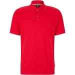 Rote Kurzärmelige HUGO BOSS BOSS Kurzarm Poloshirts aus Baumwolle für Herren Größe XS Große Größen 