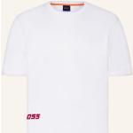 Reduzierte Weiße HUGO BOSS BOSS T-Shirts aus Baumwolle für Herren Größe L 