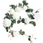 Weiße Kunstblumen Rosen 