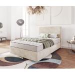 Beige DELIFE Dream-Well Betten mit Matratze 120x200 cm 
