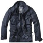 Blaue Wasserdichte Brandit Military Jacken & Offiziersjacken aus Elastan für Herren Größe 3 XL Große Größen 