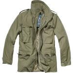 Grüne Wasserdichte Brandit Military Jacken & Offiziersjacken aus Elastan für Herren Größe 3 XL Große Größen 