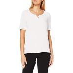 Offwhite Brax Calla T-Shirts aus Viskose für Damen Größe S 