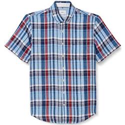 BRAX Herren Style Harold Hi-Flex in feiner Easy Care-Qualität klassisches Hemd, ROT, S
