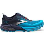 Blaue Brooks Cascadia Trailrunning Schuhe für Herren Größe 42 