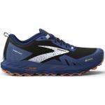 Reduzierte Blaue Brooks Cascadia Gore Tex Trailrunning Schuhe aus Gummi wasserdicht für Herren Größe 44 