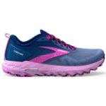 Reduzierte Dunkelblaue Brooks Cascadia Trailrunning Schuhe für Damen Größe 40,5 