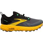 Reduzierte Gelbe Brooks Cascadia Trailrunning Schuhe für Herren Größe 45,5 