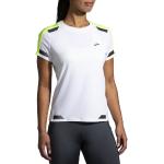 Brooks Run Visible W - Runningshirt - Damen S White/Yellow