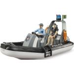 Bruder bworld Polizei Schlauchboot mit Polizist