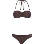 Braune Bruno Banani Bikini Sets für Damen 