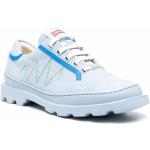 Blaue Camper Oxford Schuhe Schnürung aus Kalbsleder für Damen Größe 36 