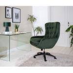 Grüne Furnitive Bürosessel aus Samt 