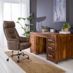 Reduzierte Braune Furnitive Bürostühle & Arbeitsstühle aus Kunststoff 