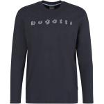 Blaue Bugatti Fashion Long Sweatshirts aus Baumwolle für Herren Größe L 