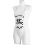 Reduzierte Weiße Burberry Damenbadeanzüge & Damenschwimmanzüge aus Elastan Größe M 