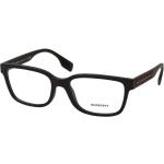 Schwarze Burberry Quadratische Herrenbrillen aus Kunststoff 