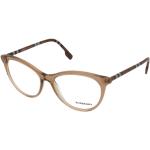 Braune Burberry Cat-eye Brillen aus Kunststoff 