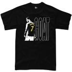 BurnTheBeans Design für Cristiano Ronaldo Goat T-Shirt, Schwarz , L