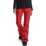 Reduzierte Rote Klassische Wasserdichte Atmungsaktive Burton Bluesign Nachhaltige Snowboardhosen für Damen Größe S 