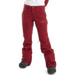 Reduzierte Rote Wasserdichte Atmungsaktive Burton Snowboardhosen für Damen Größe M 