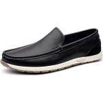 Schwarze Casual Flache Business-Schuhe für Herren 