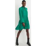 Reduzierte Grüne C&A Cut Out Dresses aus Polyester für Damen Größe S 