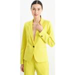 Gelbe Business C&A Herbstjacken aus Elastan für Damen Größe XL 