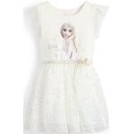 Weiße C&A Die Eiskönigin - Völlig unverfroren | Frozen Kinderkleider mit Glitzer aus Jersey für Mädchen Größe 122 