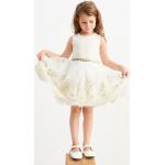 Weiße C&A Kinderkleider aus Baumwolle für Mädchen Größe 104 