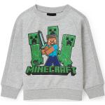 Graue C&A Minecraft Kindersweatshirts aus Baumwolle für Babys Größe 128 