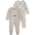 Beige C&A Winnie Pooh | Pu der Bär Kinderpyjamas & Kinderschlafanzüge aus Jersey für Babys Größe 62 