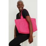 Reduzierte Pinke Shopper  aus Baumwolle für Damen 