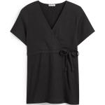Schwarze C&A Blusen für Schwangere aus Elastan für Damen Größe L 