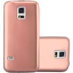 Rosa Samsung Galaxy S5 Hüllen Art: Slim Cases aus Silikon 