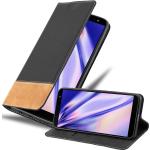 Schwarze Elegante Samsung Galaxy J6 Hüllen 2018 Art: Flip Cases aus Kunstleder 