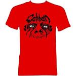Rote Caliban T-Shirts aus Baumwolle Größe S 