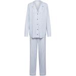Hellblaue Calida Damenschlafanzüge & Damenpyjamas aus Jersey Größe XS 2 Teile 
