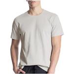 Reduzierte Kurzärmelige Calida Rundhals-Auschnitt T-Shirts aus Baumwolle für Herren 