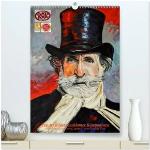 Calvendo PopArt Bilder berühmter Komponisten (hochwertiger Premium Wandkalender 2024 DIN A2 hoch), Kunstdruck in Hochglanz