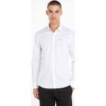 Reduzierte Weiße Business Calvin Klein Anzughemden & Businesshemden aus Popeline für Herren Größe L 