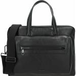 Reduzierte Schwarze Business Calvin Klein CK Messenger Bags aus Polyester mit Laptopfach 