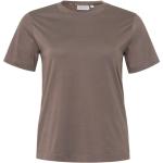 Braune Calvin Klein T-Shirts aus Jersey für Damen Größe 4 XL Große Größen 1 Teil 