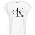 Weiße Calvin Klein T-Shirts aus Baumwolle für Damen Größe XS 