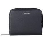 Schwarze Calvin Klein CK Damengeldbörsen & Damenportemonnaies aus Polyurethan mit RFID-Schutz 