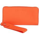Orange Calvin Klein Damengeldbörsen & Damenportemonnaies Orangen aus Leder mit RFID-Schutz 