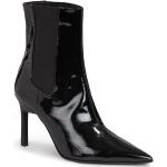 Schwarze Calvin Klein CK Pfennigabsatz High-Heel Pumps für Damen Größe 41 